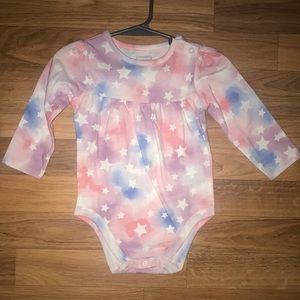 Baby girl star longsleeve onesies